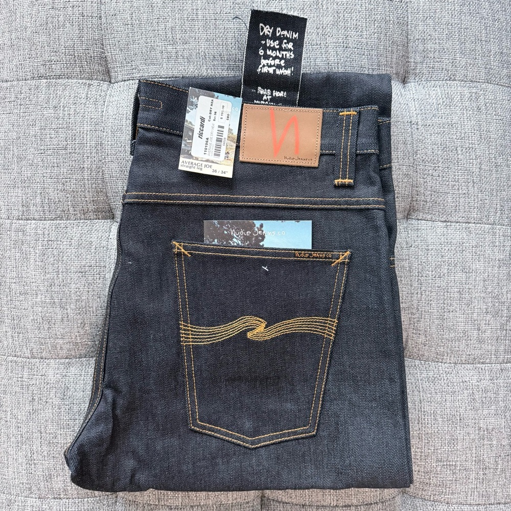 Nudie Jeans Men's Average Joe Dry Heavy Denim